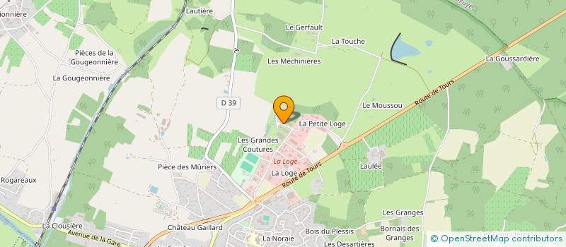 localisation de l'entreprise DETCHEVERRY IMMO  AZAY-LE-RIDEAU