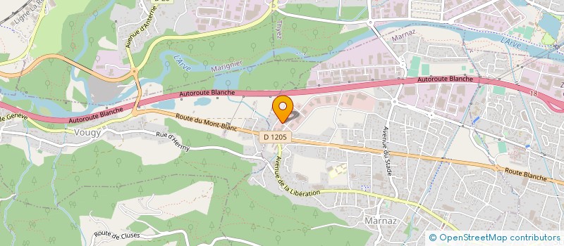 localisation de l'entreprise DETEC à MARNAZ