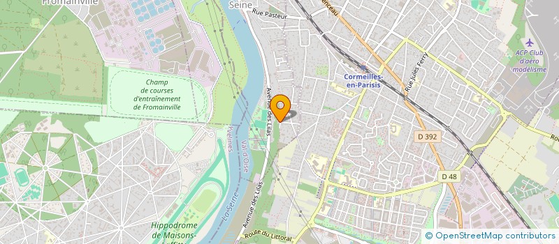 localisation de l'entreprise DETECH CONSULT  LA FRETTE-SUR-SEINE