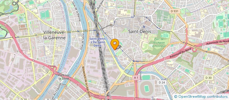localisation de l'entreprise DETECOM à SAINT-DENIS