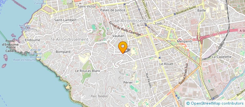 localisation de l'entreprise DETECT IMMO à MARSEILLE