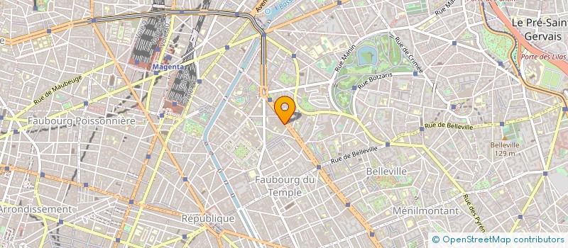 localisation de l'entreprise DETECT PRO à PARIS