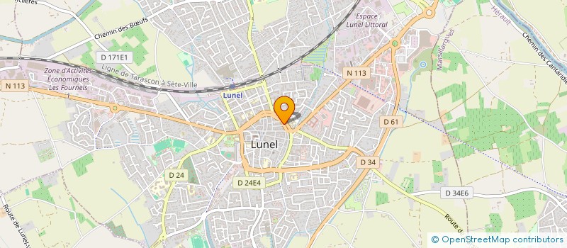 localisation de l'entreprise DETECT RESEAUX 30 / 34  LUNEL