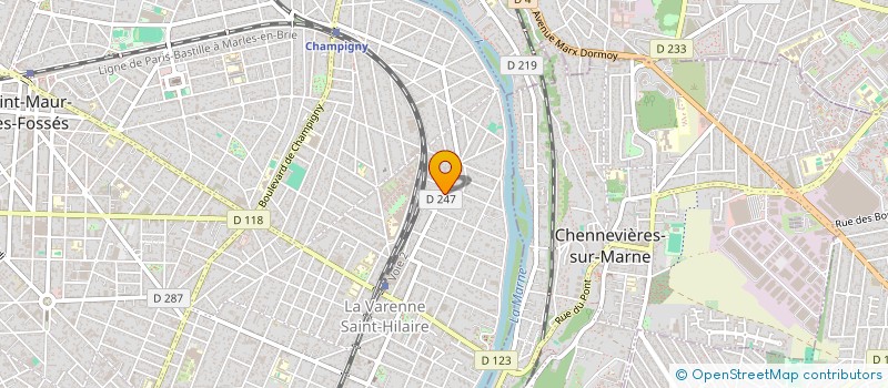 localisation de l'entreprise DETECTE MON ENDO à SAINT-MAUR-DES-FOSSES