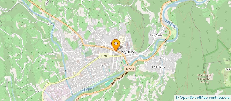 localisation de l'entreprise DETECTEUR & DETECTION à NYONS