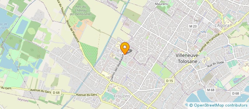 localisation de l'entreprise DETECTION, GARDIENNAGE, RONDE, INTERVENTION à CUGNAUX