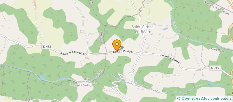 localisation de l'entreprise DETECTIVE PRIVE 64  SAINT-GIRONS-EN-BEARN