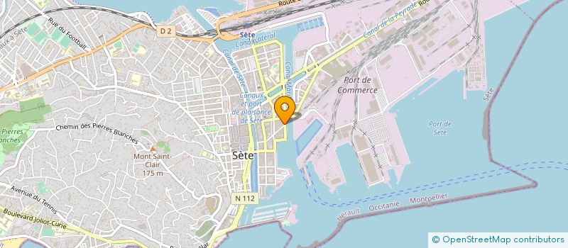 localisation de l'entreprise DETECTIVE SETE INVESTIGATION  SETE