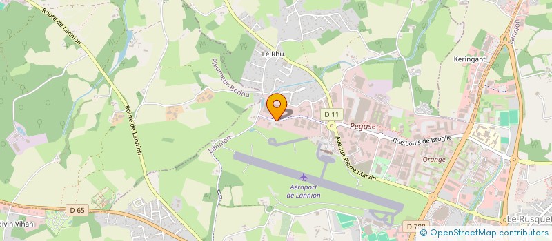 localisation de l'entreprise DETECTIVES DE FRANCE  LANNION