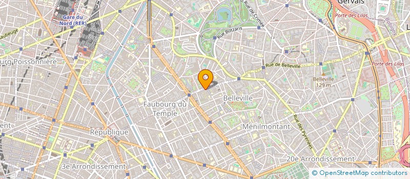 localisation de l'entreprise DETECTIVES SAUVAGES : VERS LA JEUNE CREATION  PARIS