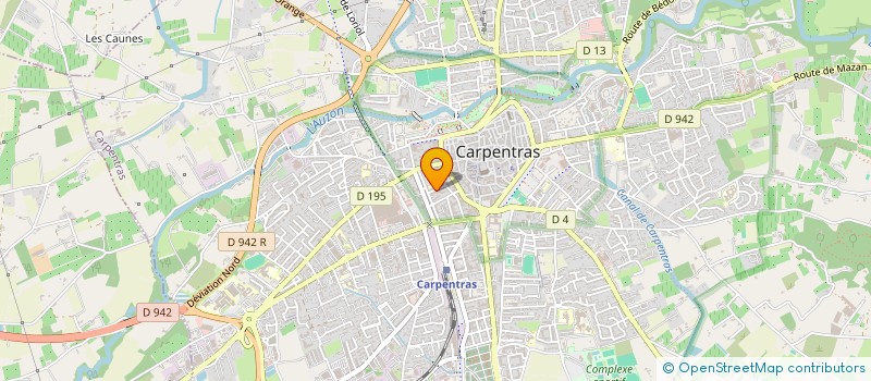 localisation de l'entreprise DETENTE à CARPENTRAS