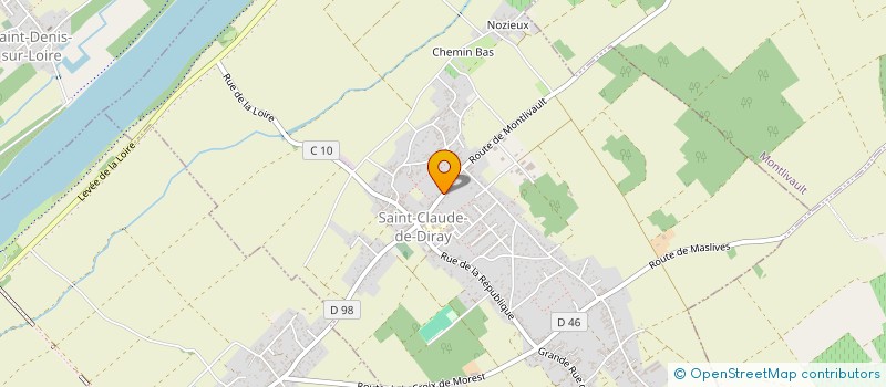 localisation de l'entreprise DETENTE  MONTLIVAULT