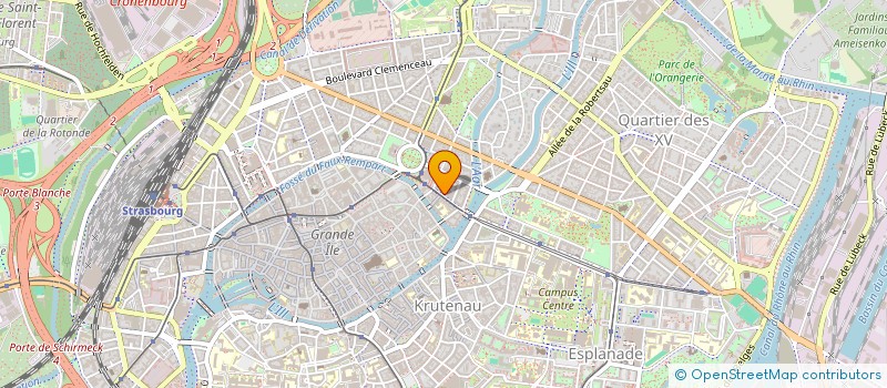 localisation de l'entreprise DETENTE à STRASBOURG