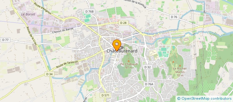 localisation de l'entreprise DETENTE CITY à CHATEAURENARD