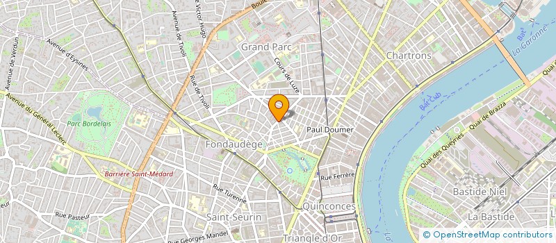 localisation de l'entreprise DETENTE D ORIENT à BORDEAUX