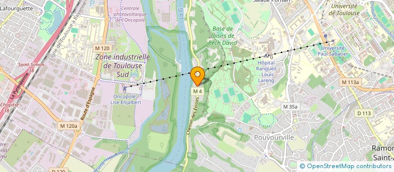 localisation de l'entreprise DETENTE DIGITALE  TOULOUSE