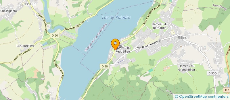 localisation de l'entreprise DETENTE EN FAMILLE  BILIEU