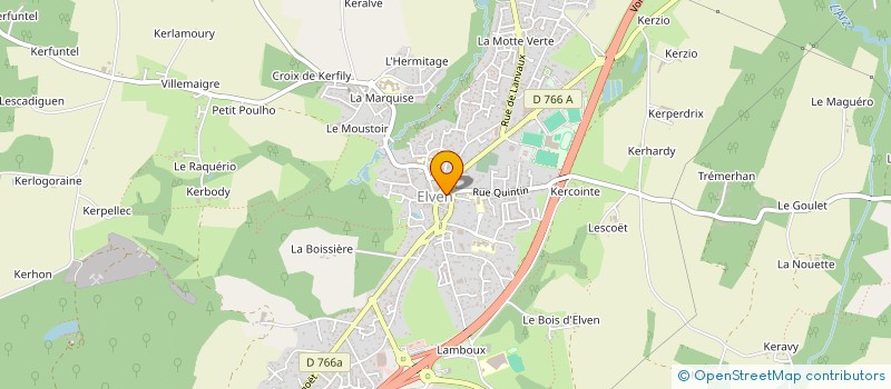 localisation de l'entreprise DETENTE EN VERT ET BLANC  ELVEN