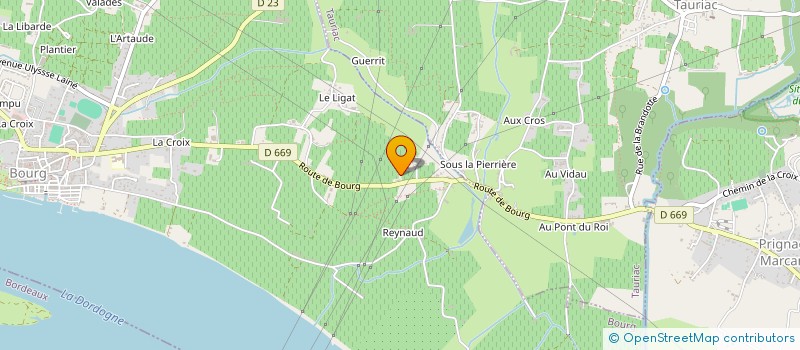 localisation de l'entreprise DETENTE ET BEAUTE à PUGNAC