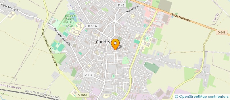 localisation de l'entreprise DETENTE ET BIEN-ETRE à CAUDRY