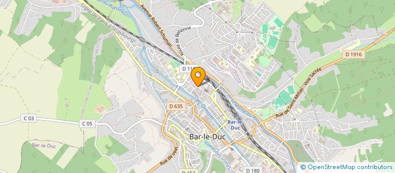 localisation de l'entreprise DETENTE ET DECOUVERTE à BAR-LE-DUC