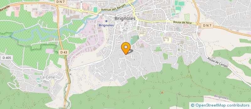 localisation de l'entreprise DETENTE ET LOISIRS à BRIGNOLES
