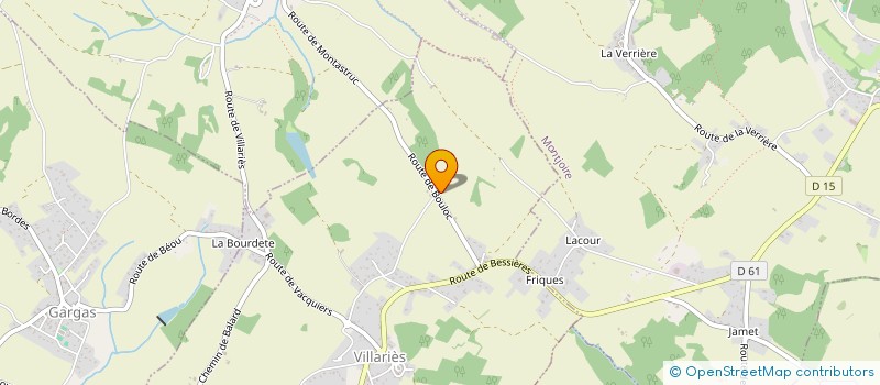 localisation de l'entreprise DETENTE ET LOISIRS  VILLARIES