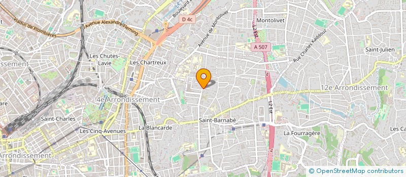 localisation de l'entreprise DETENTE ET LOISIRS DE PROVENCE à MARSEILLE