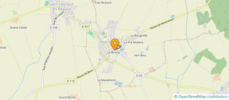 localisation de l'entreprise DETENTE ET LOISIRS MARCHENOIR - LE PLESSIS - LA MADELEINE  MARCHENOIR