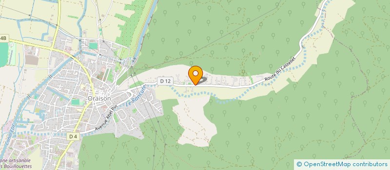 localisation de l'entreprise DETENTE ET RELAXATION  ORAISON