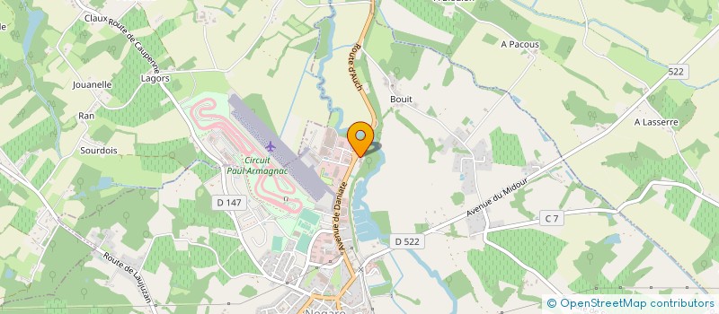 localisation de l'entreprise DETENTE HOTEL  PLAISANCE