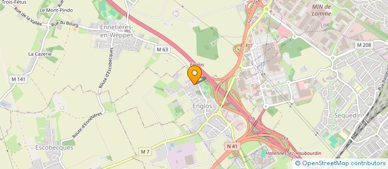 localisation de l'entreprise DETENTE LOISIRS ET CREATIONS  ENGLOS