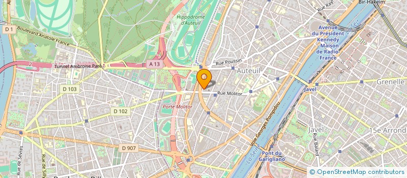 localisation de l'entreprise DETENTE RIVE GAUCHE  PARIS