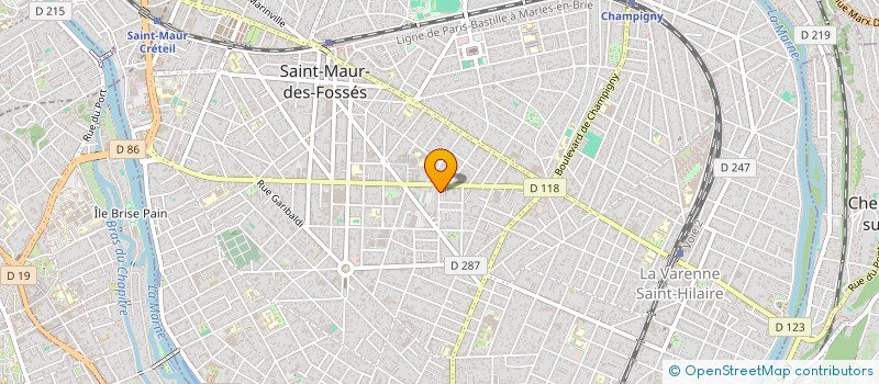 localisation de l'entreprise DETER à SAINT-MAUR-DES-FOSSES