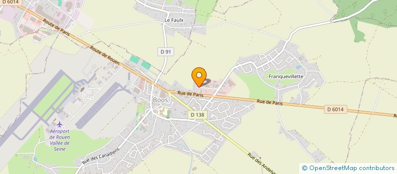 localisation de l'entreprise DETERMA  BOOS