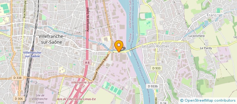localisation de l'entreprise DETEXA à VILLEFRANCHE-SUR-SAONE