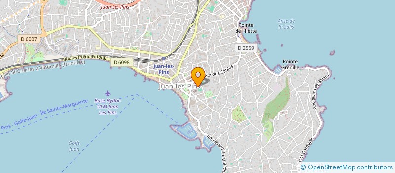localisation de l'entreprise DETI à ANTIBES