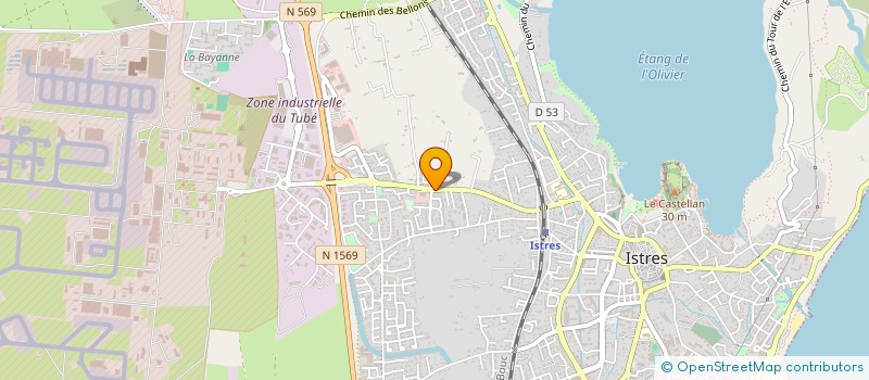 localisation de l'entreprise DETI INTERGRATION à ISTRES