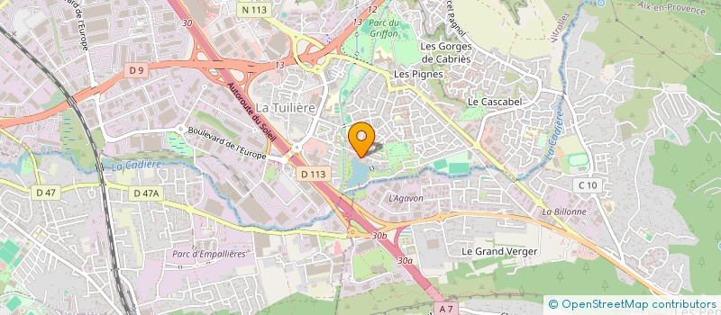 localisation de l'entreprise DETIC - LB à VITROLLES