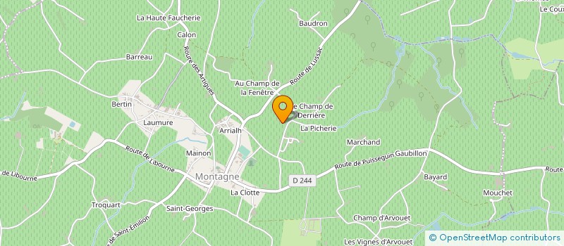 localisation de l'entreprise DETIS  MONTAGNE