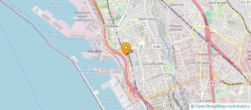 localisation de l'entreprise DETISSANDRE à MARSEILLE