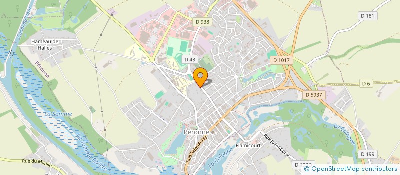 localisation de l'entreprise DETIT à PERONNE