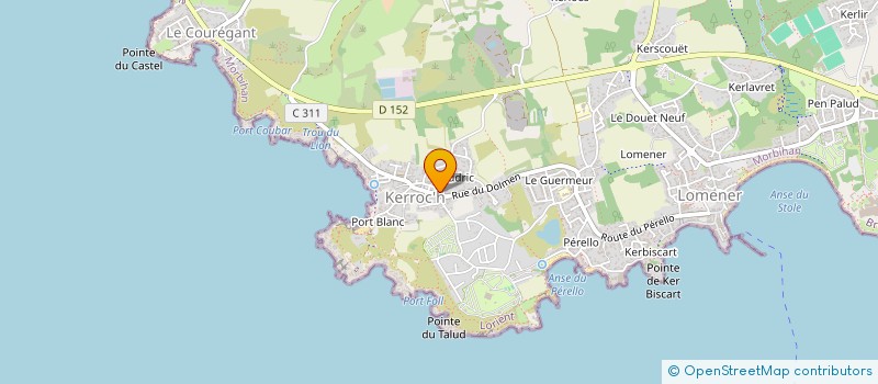 localisation de l'entreprise DETON à PLOEMEUR