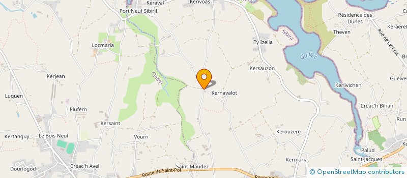 localisation de l'entreprise DETONANTES  PLOUGOULM