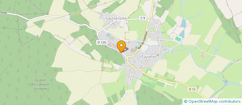 localisation de l'entreprise DETORIA TIMBER à FAVIERES