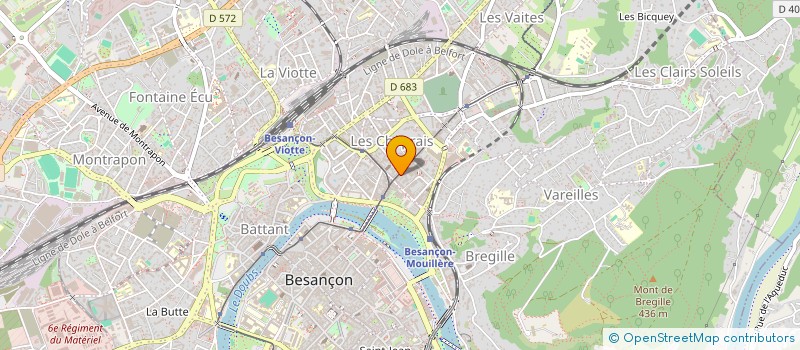 localisation de l'entreprise DETOUILLON SARL à BESANCON