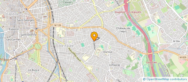 localisation de l'entreprise DETOUR GOURMAND  TOULOUSE