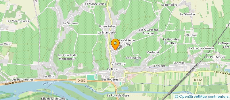 localisation de l'entreprise DETOUR PRODUCTION  VOUVRAY