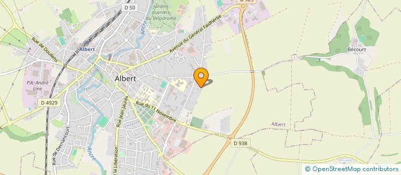 localisation de l'entreprise DETOURNEMENT DE SONS à ALBERT