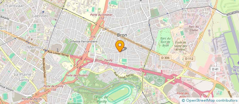 localisation de l'entreprise DETOURNEMENT LIBRE DE CONSOMMABLE LYON à BRON
